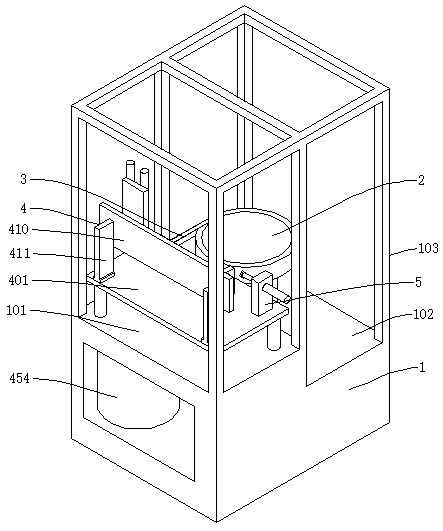 Inner hole oil stain removing device