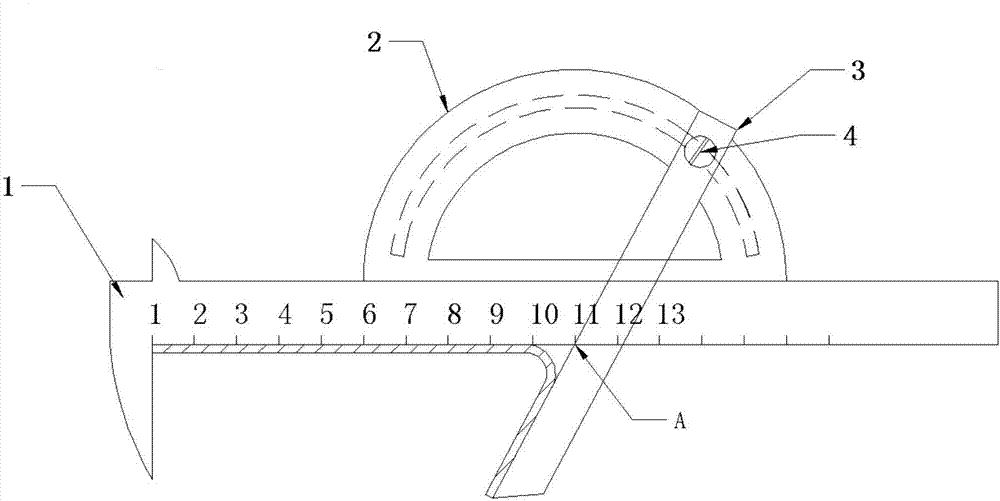 Metal plate part size measurement tool