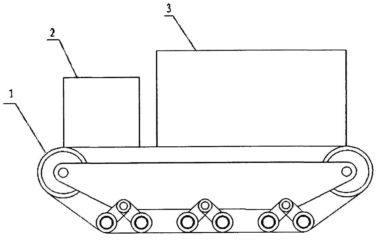 Device for rapidly reloading plurality of operating modules by combining vehicle chassis