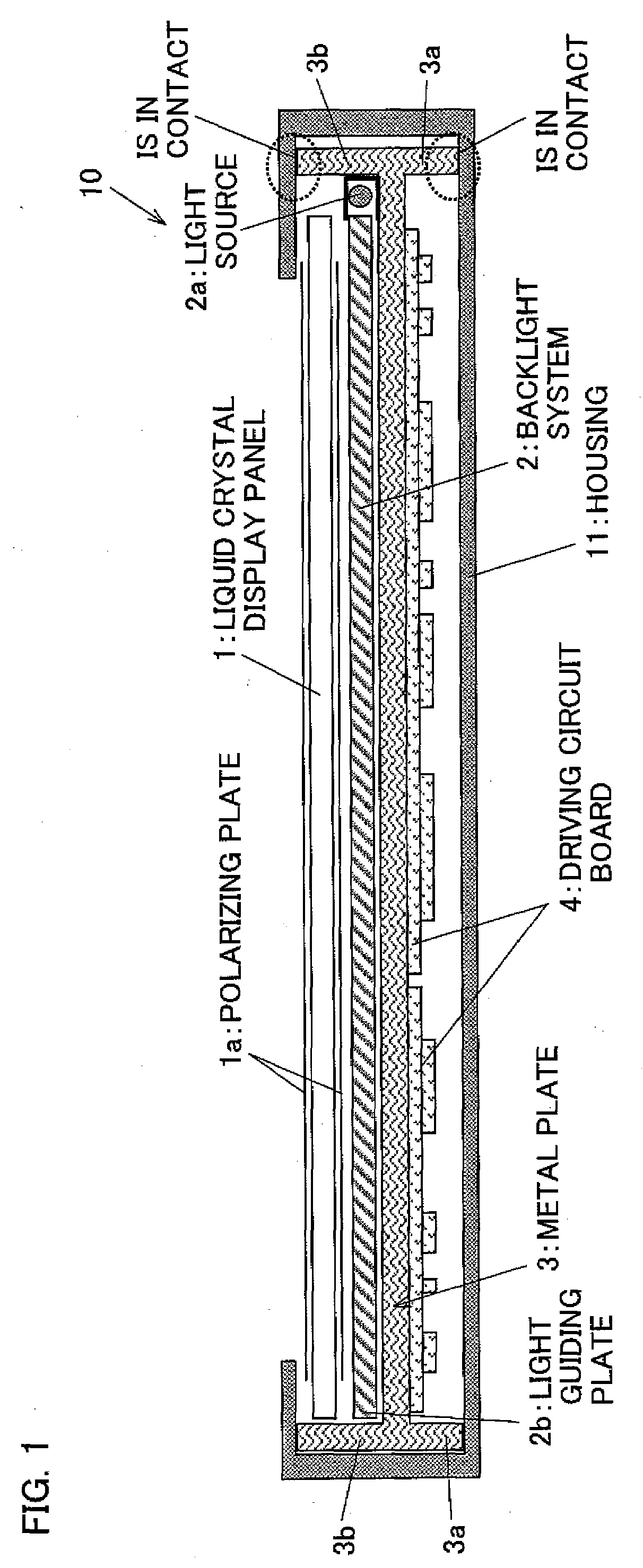 Liquid crystal display device and electronic apparatus provided with same