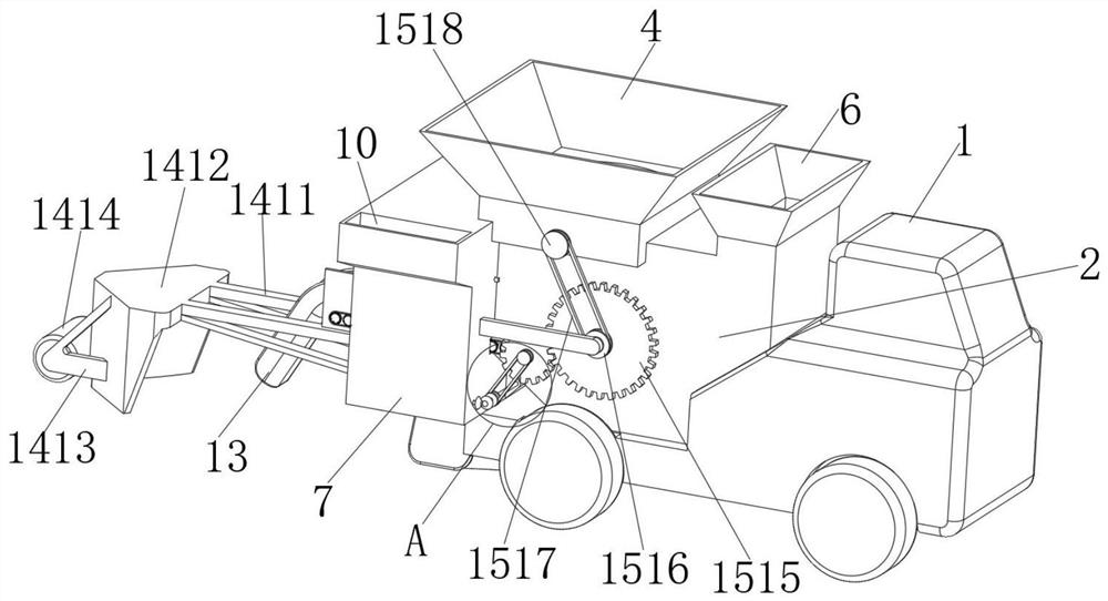 High-survival-rate potato planter seeder