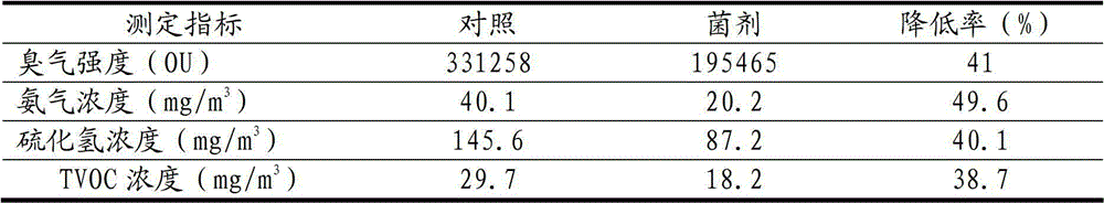 Compound biological agent for deodorizing public toilets, and preparation method and application of compound biological agent