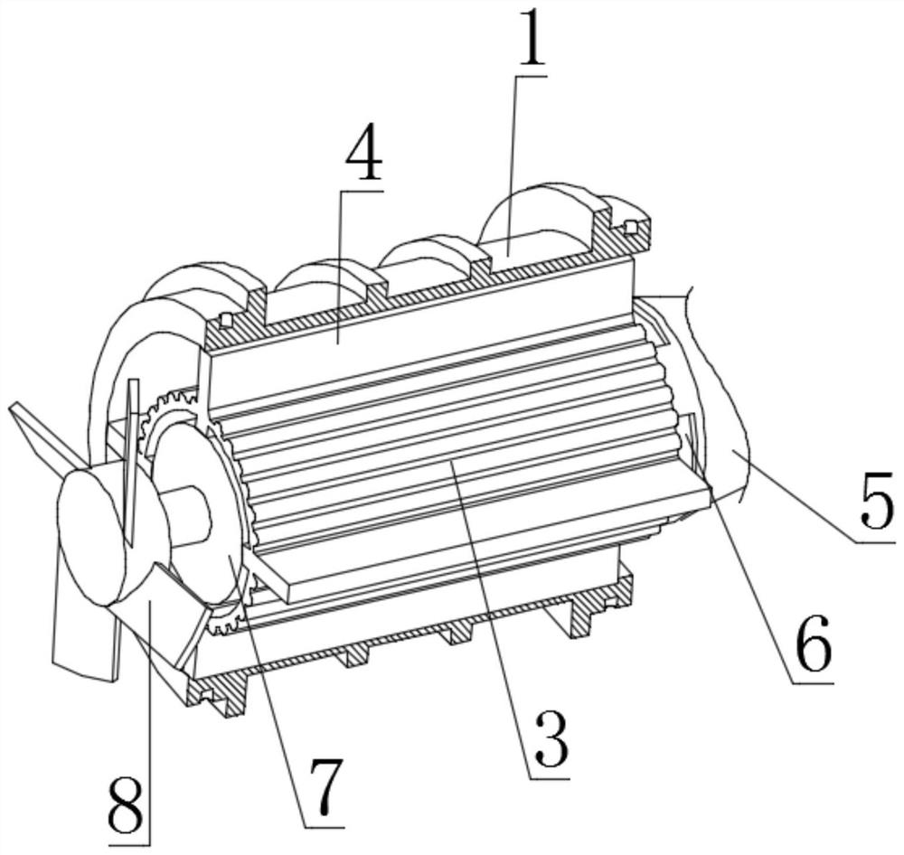 A tunnel blower for tunnel construction