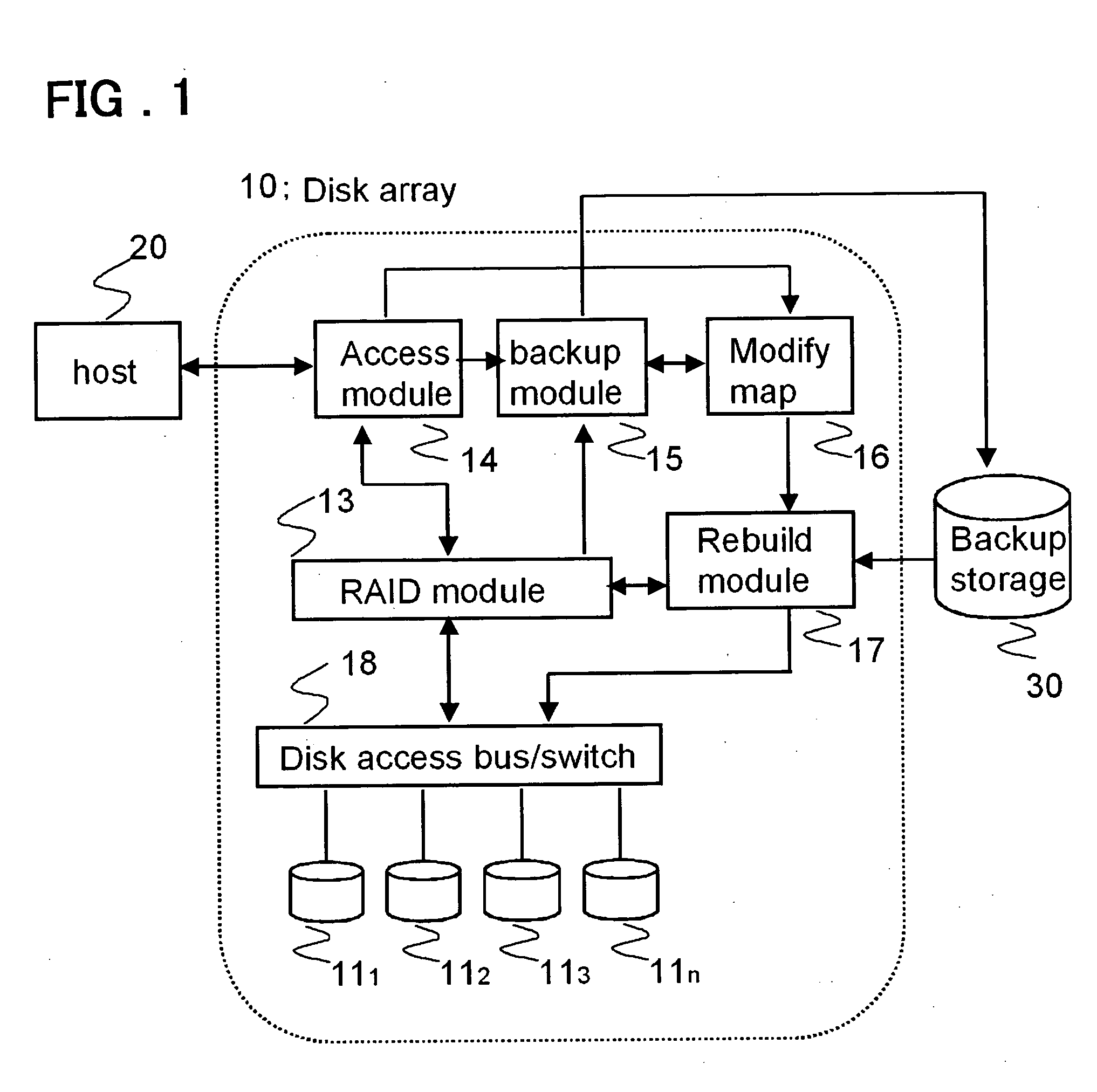 Disk array system and rebuild method thereof