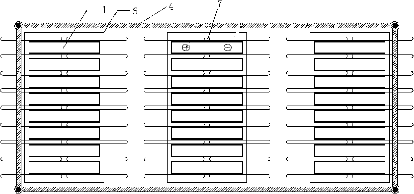 Thermal management system for power battery based on pulsating heat pipe