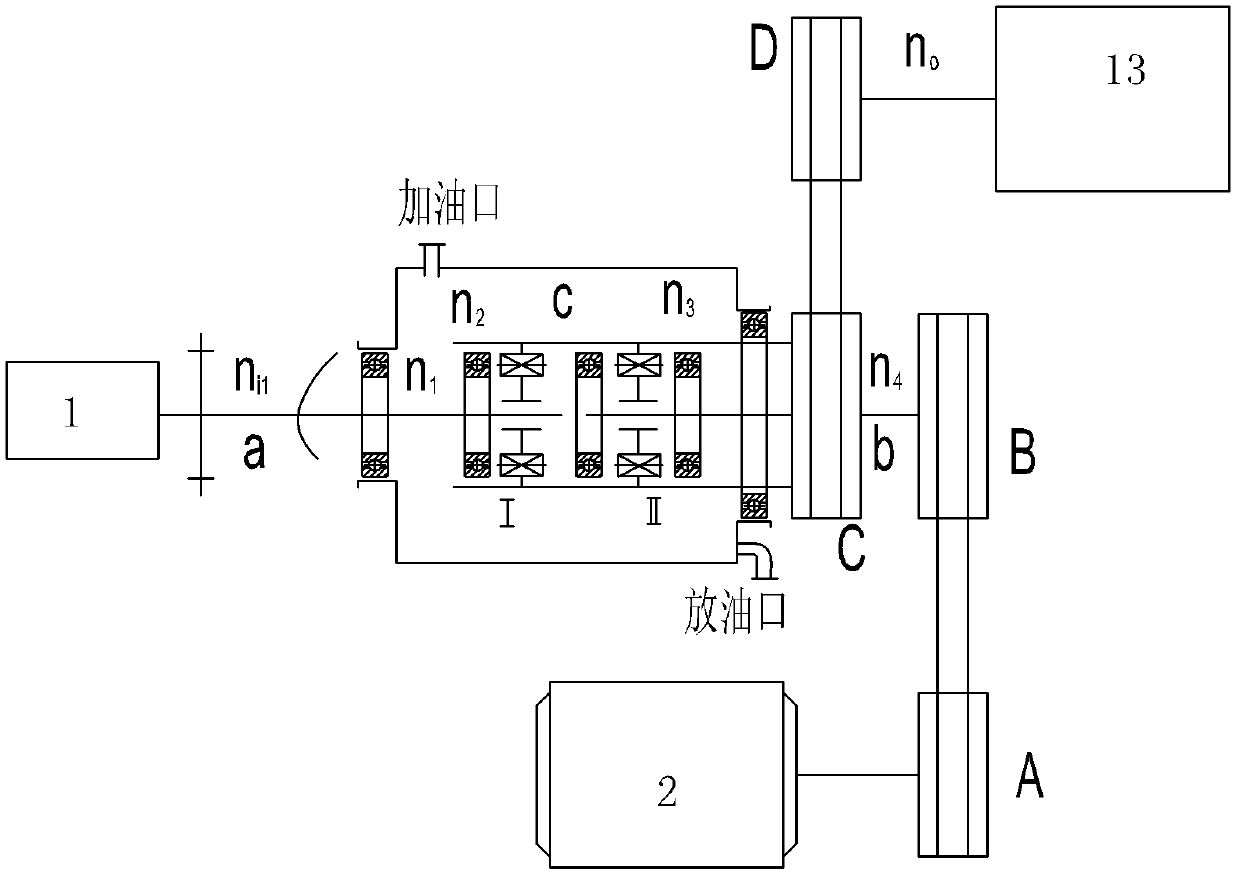 Double-drive device of vehicle compressor