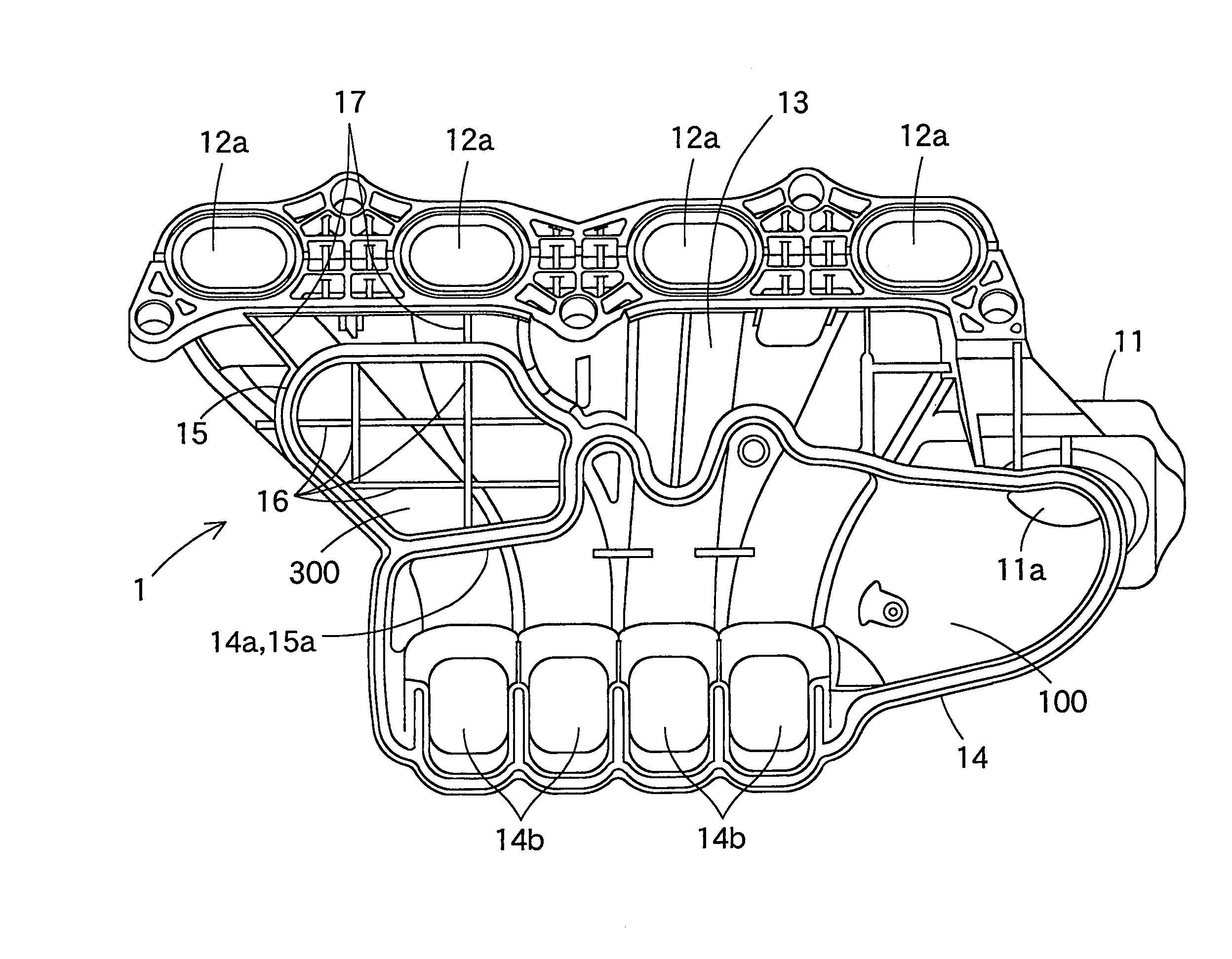 Resin intake manifold