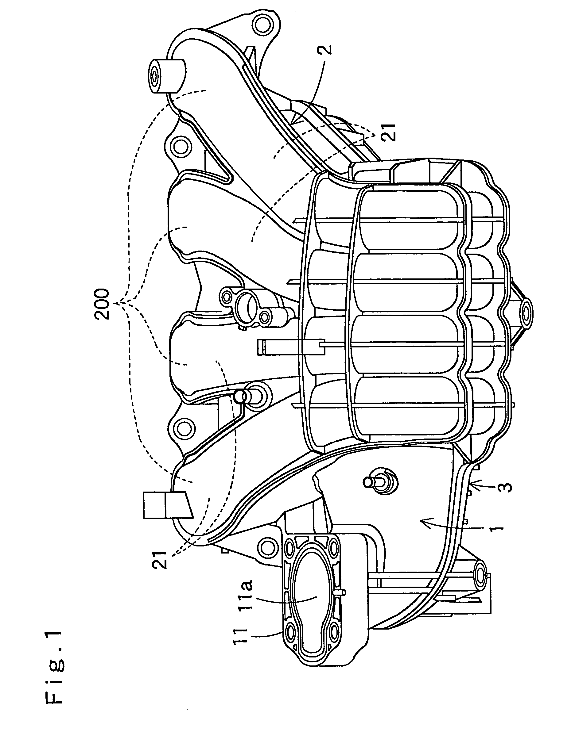 Resin intake manifold