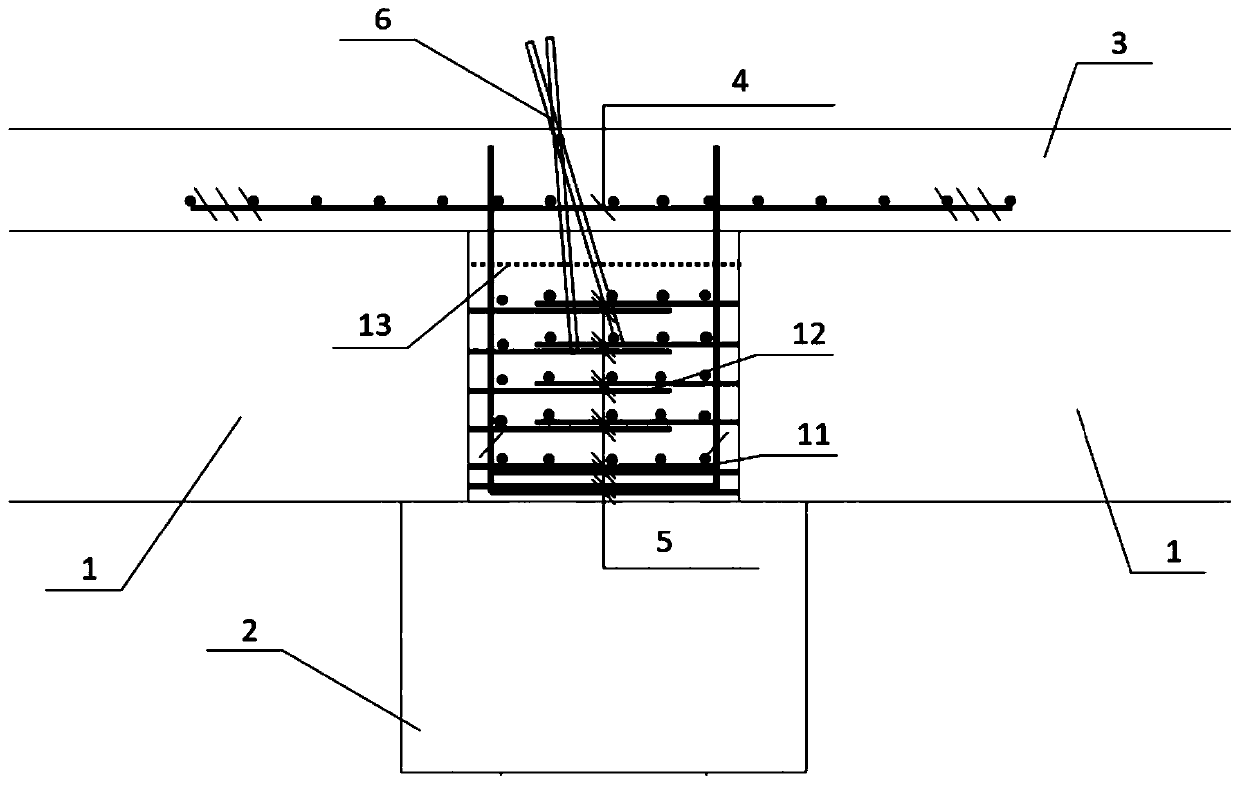 High-pile wharf longitudinal and transverse beam total prefabrication design construction method