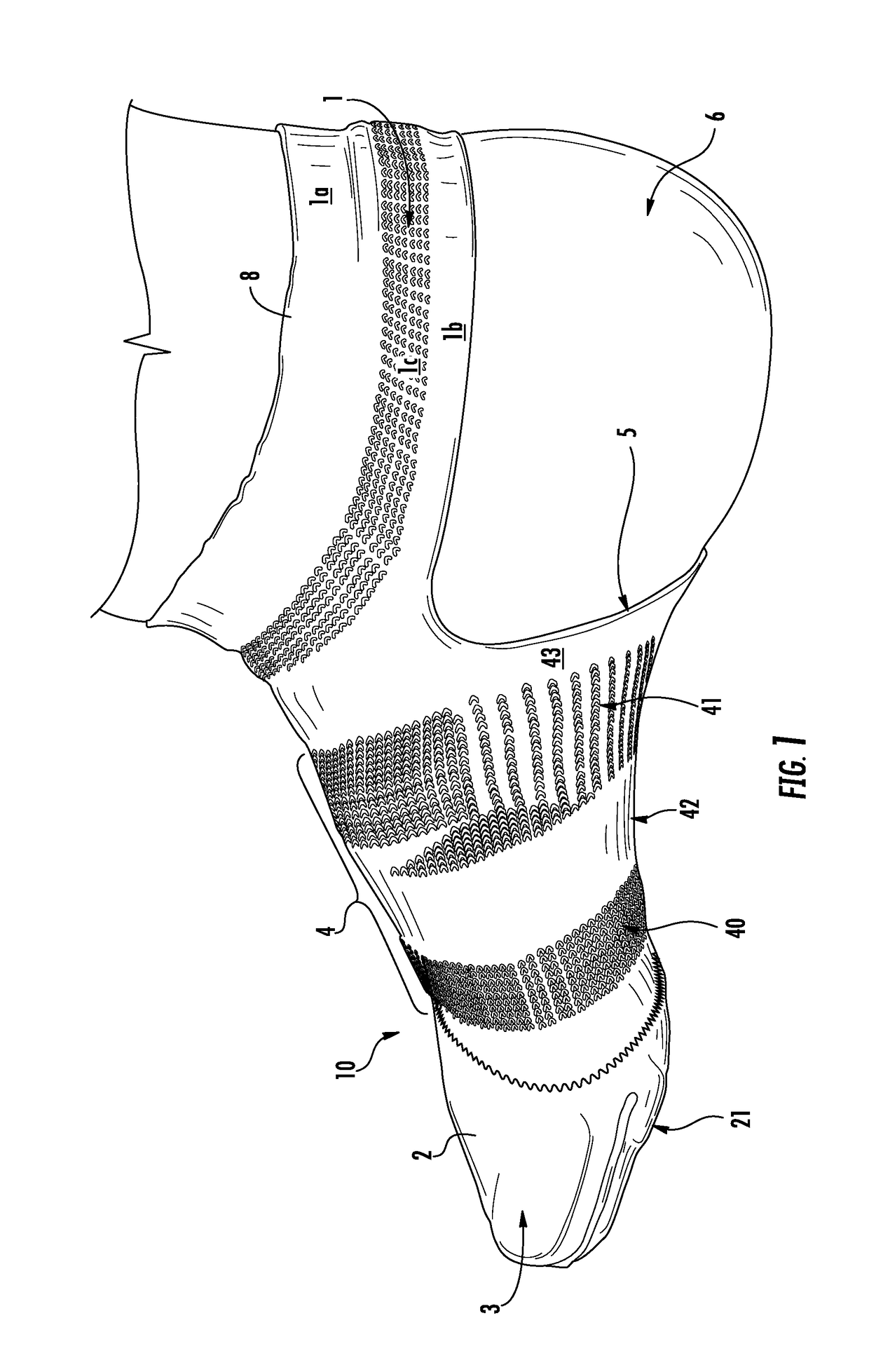 Wearable foot garment