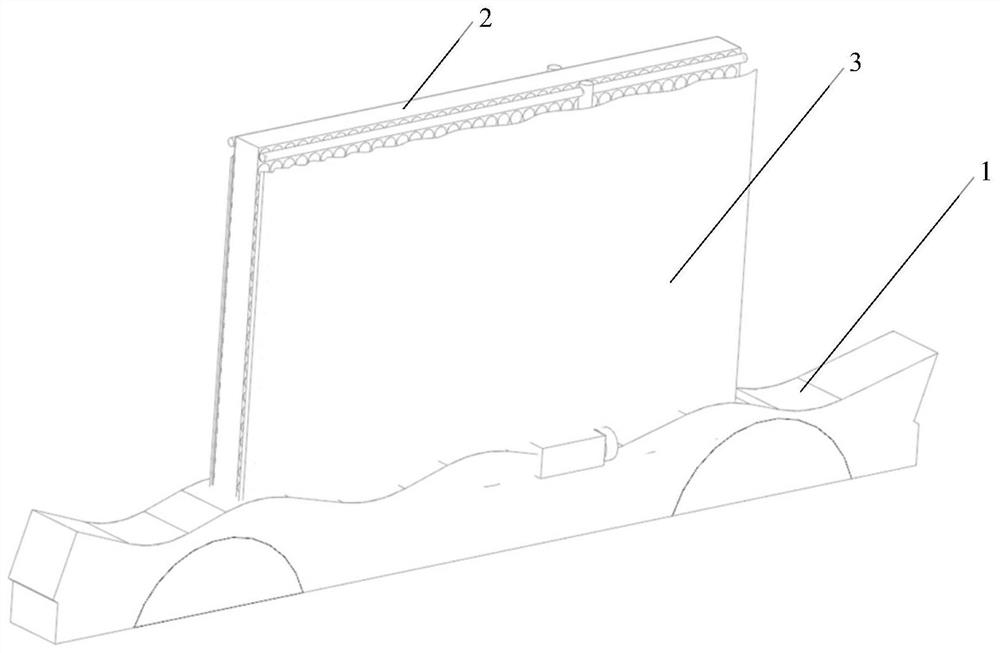 Water curtain/foamed aluminum composite noise reduction method and noise reduction device