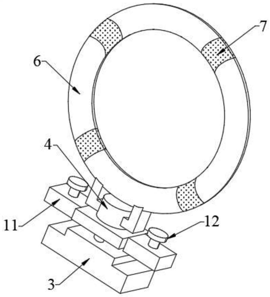 Portable mobile phone support ring