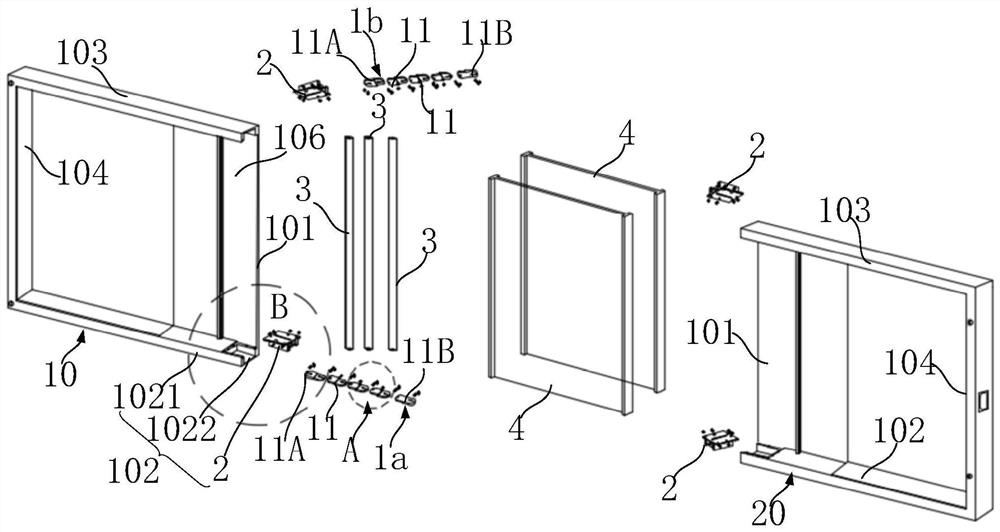 Bending components, carriers and electronic equipment