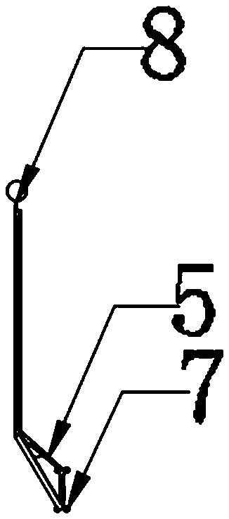 Maintenance railing for viaduct connecting parts