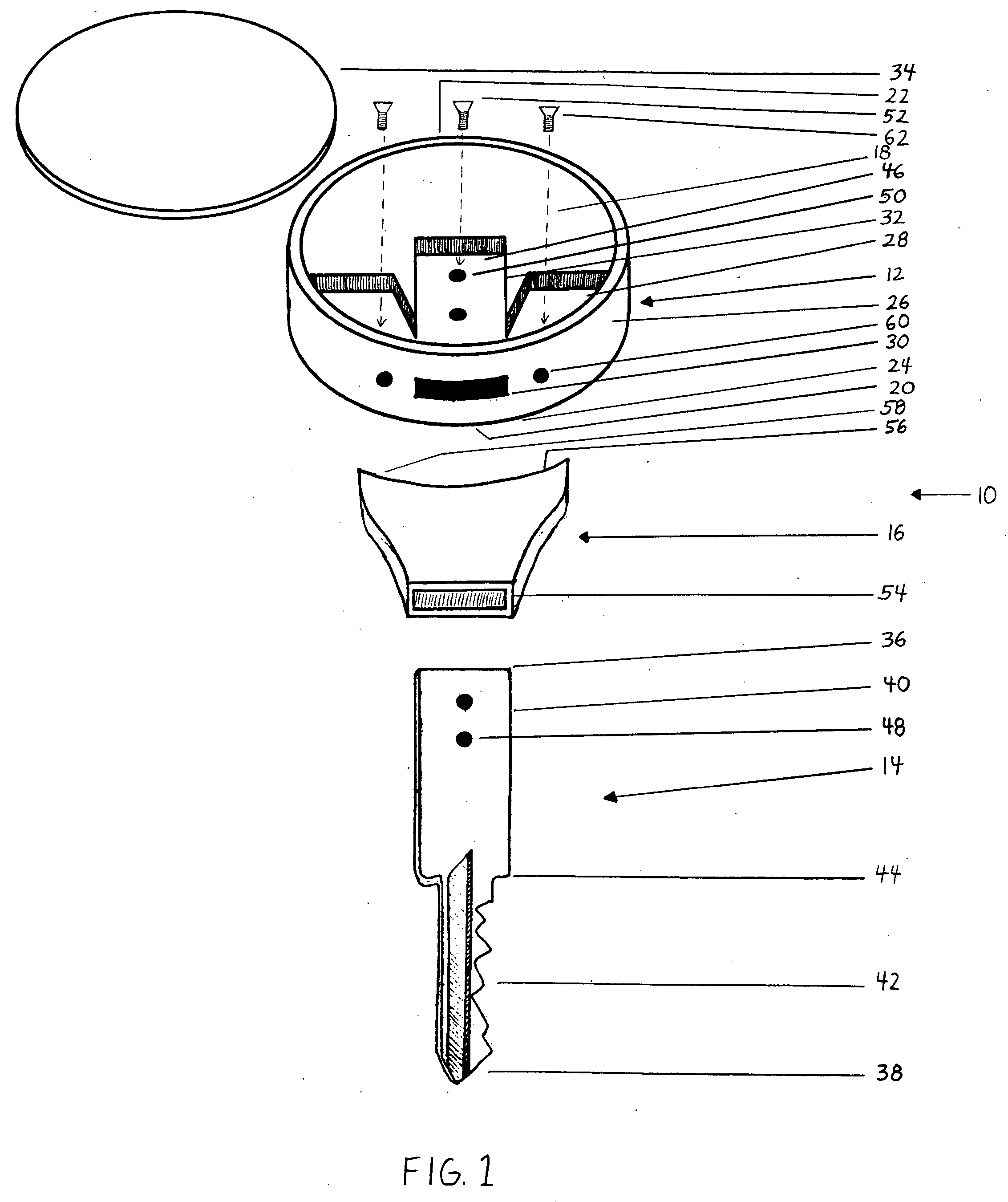 Interchangeable ornamented key system