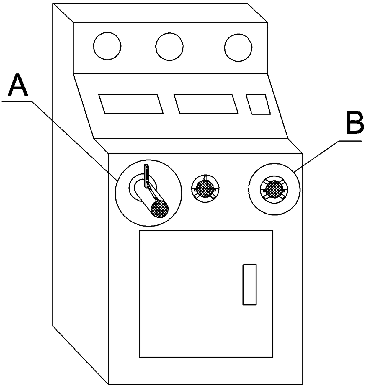 Gas supply monitoring and alarming device