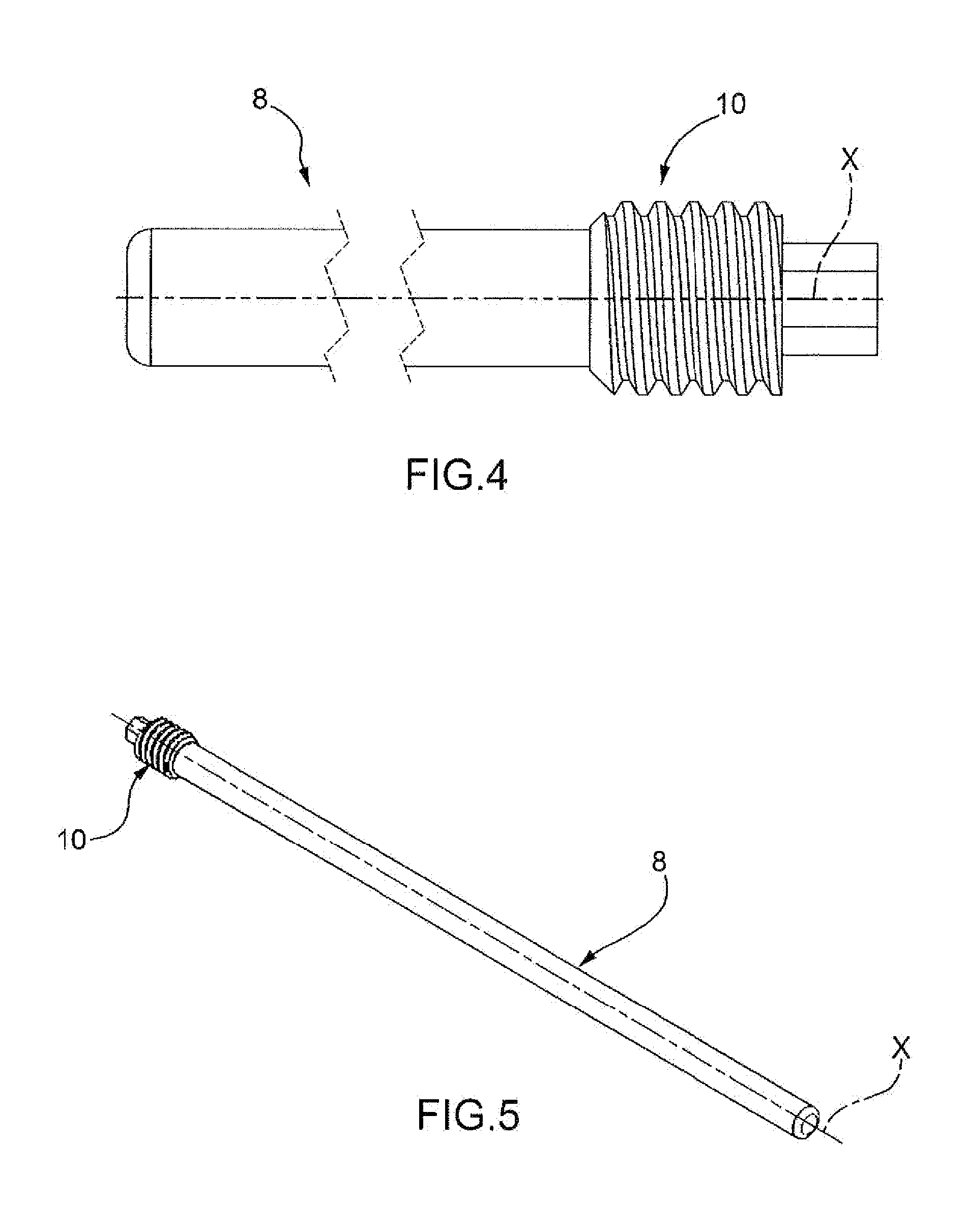 Device for selective biological synthesis of a bone tissue