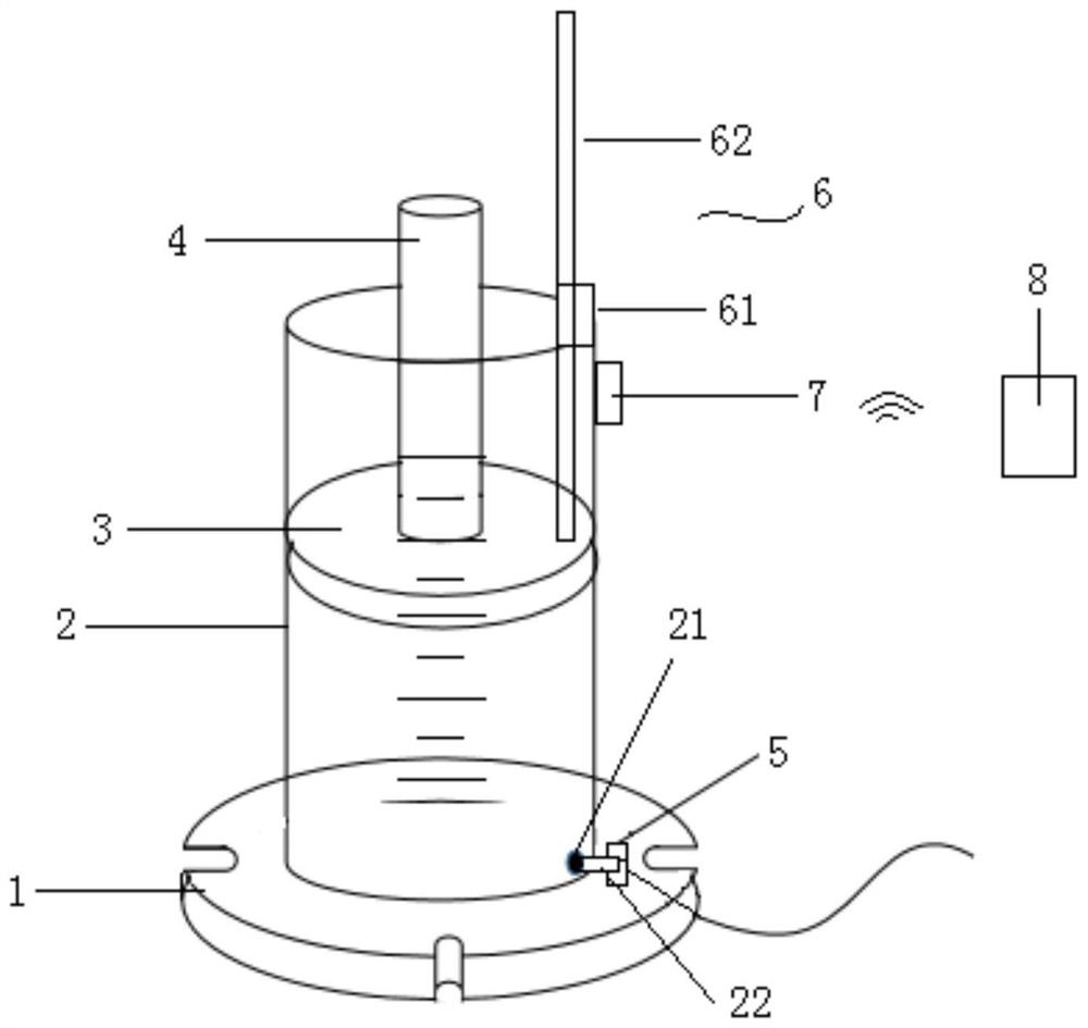 Oil chromatography on-line discharged oil collecting device