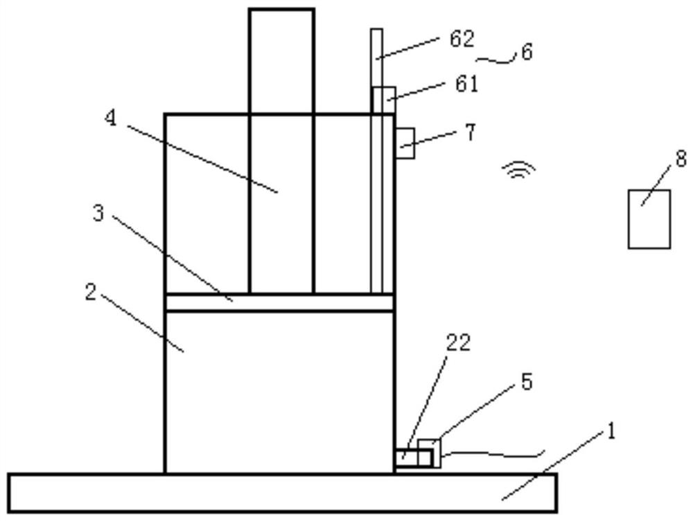 Oil chromatography on-line discharged oil collecting device