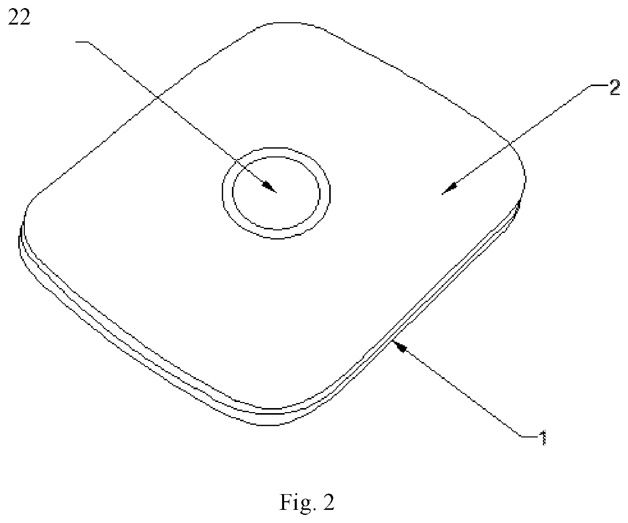 Charging Make-up Mirror with Multi-level Dimming Function