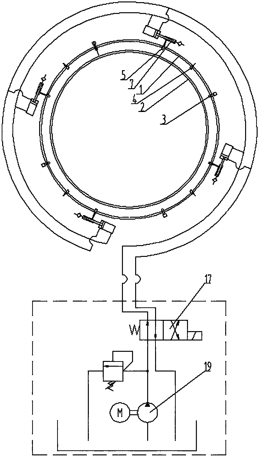 Automatic bearing waste grease collecting system and automatic bearing grease changing system