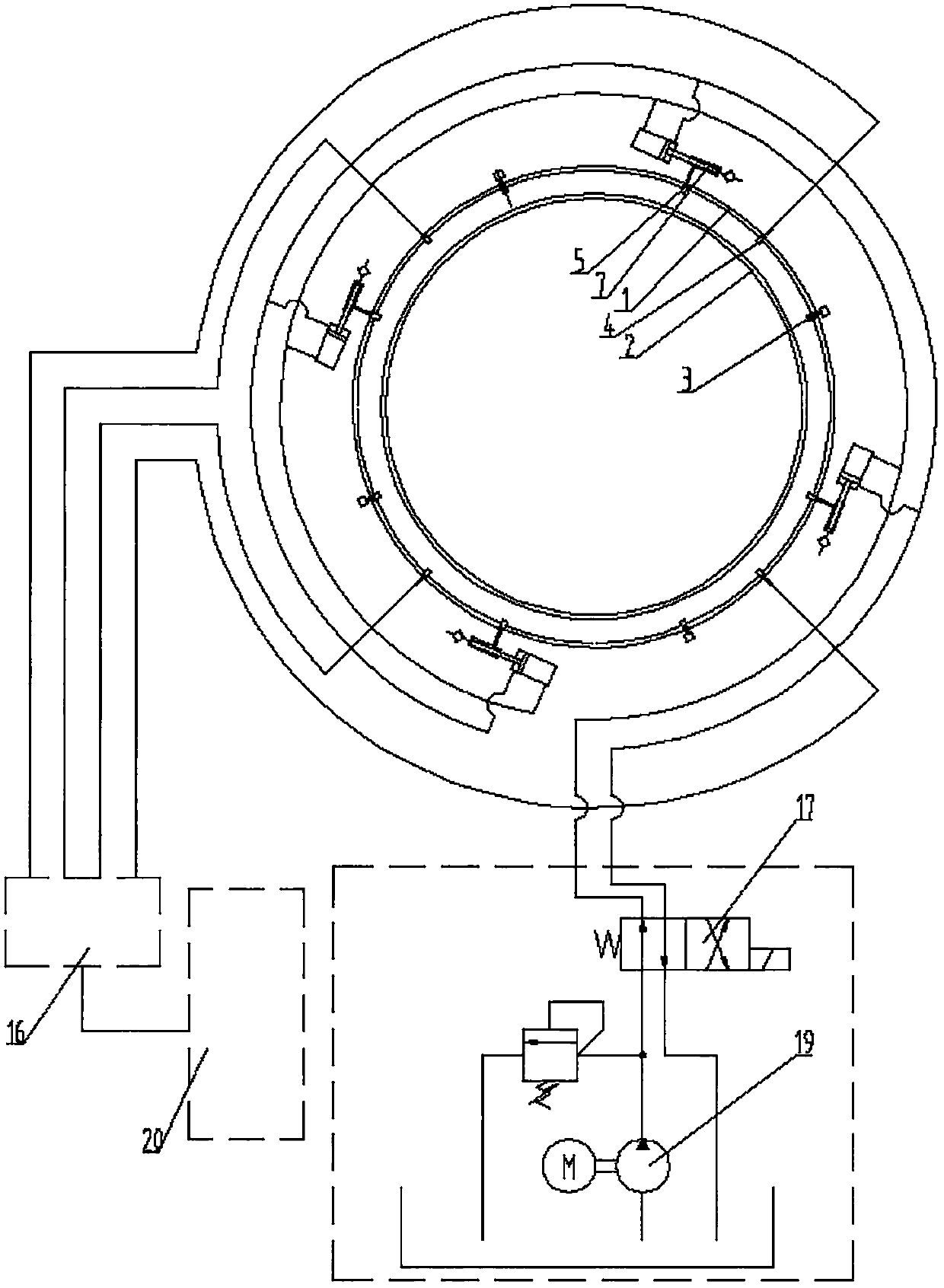 Automatic bearing waste grease collecting system and automatic bearing grease changing system