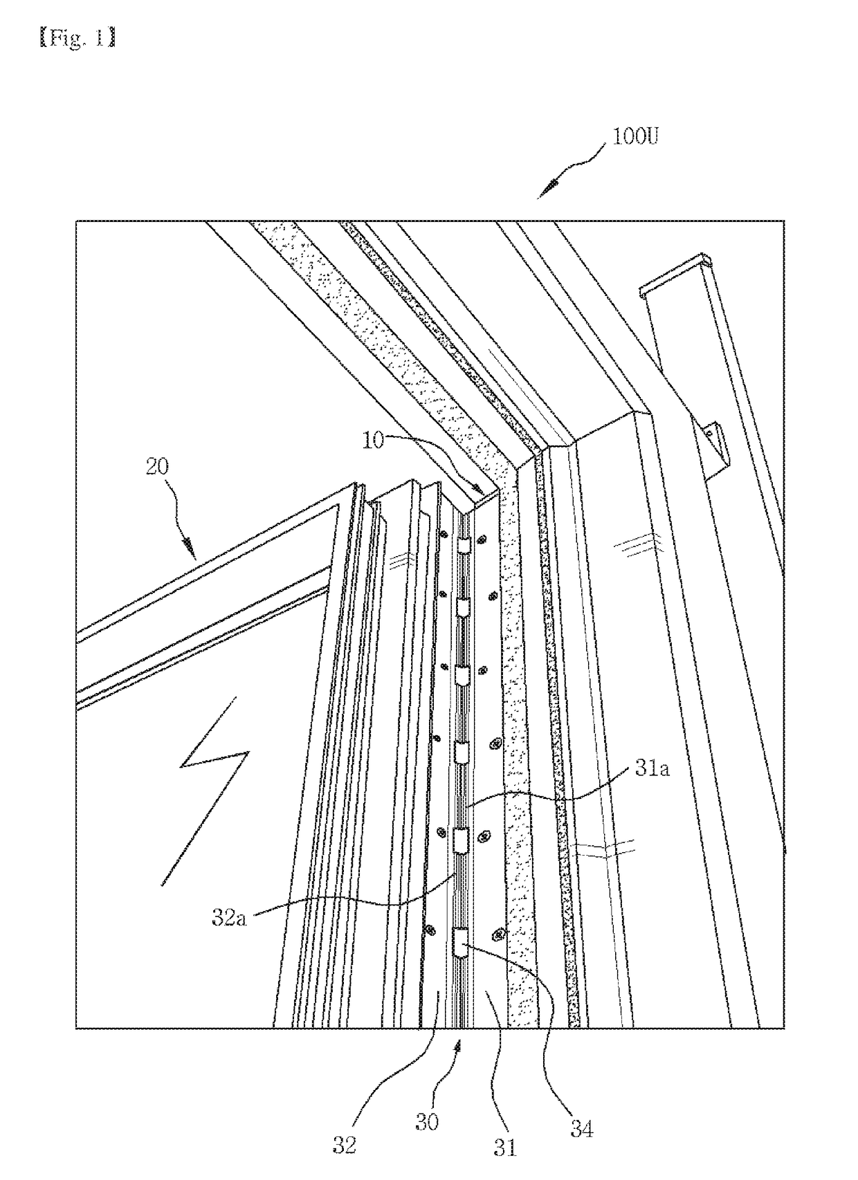 Door hinge height adjusting device for rotating door