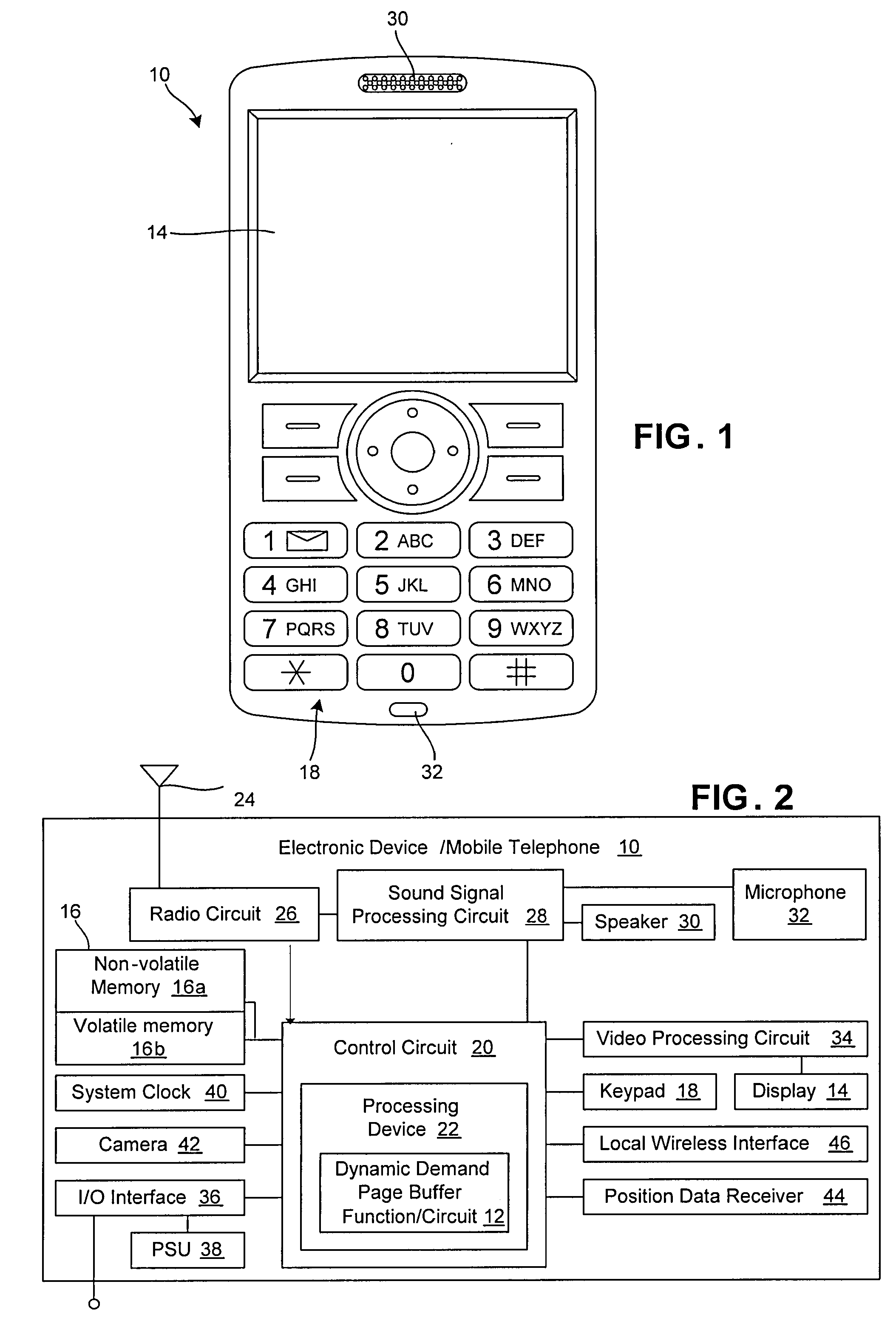 Dynamic page on demand buffer size for power savings