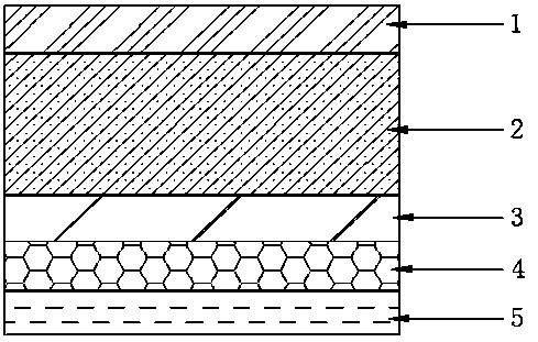 Thiophene-carbazole core four-arm hole transport material as well as preparation method and application thereof