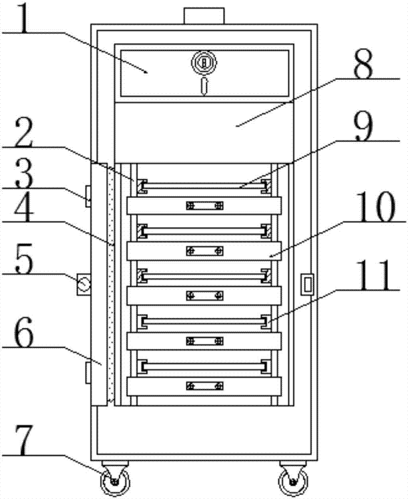 Dendrobium drying device