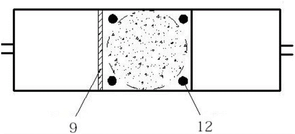 Device and method for testing permeability anisotropy of large-porosity bituminous mixture