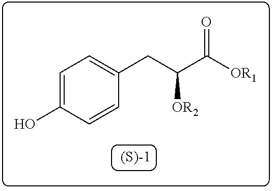 Process for the preparation of 3-aryl-2-hydroxy propanoic acid compounds