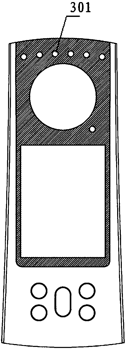 Expiration duration indication device for forced vital capacity meter