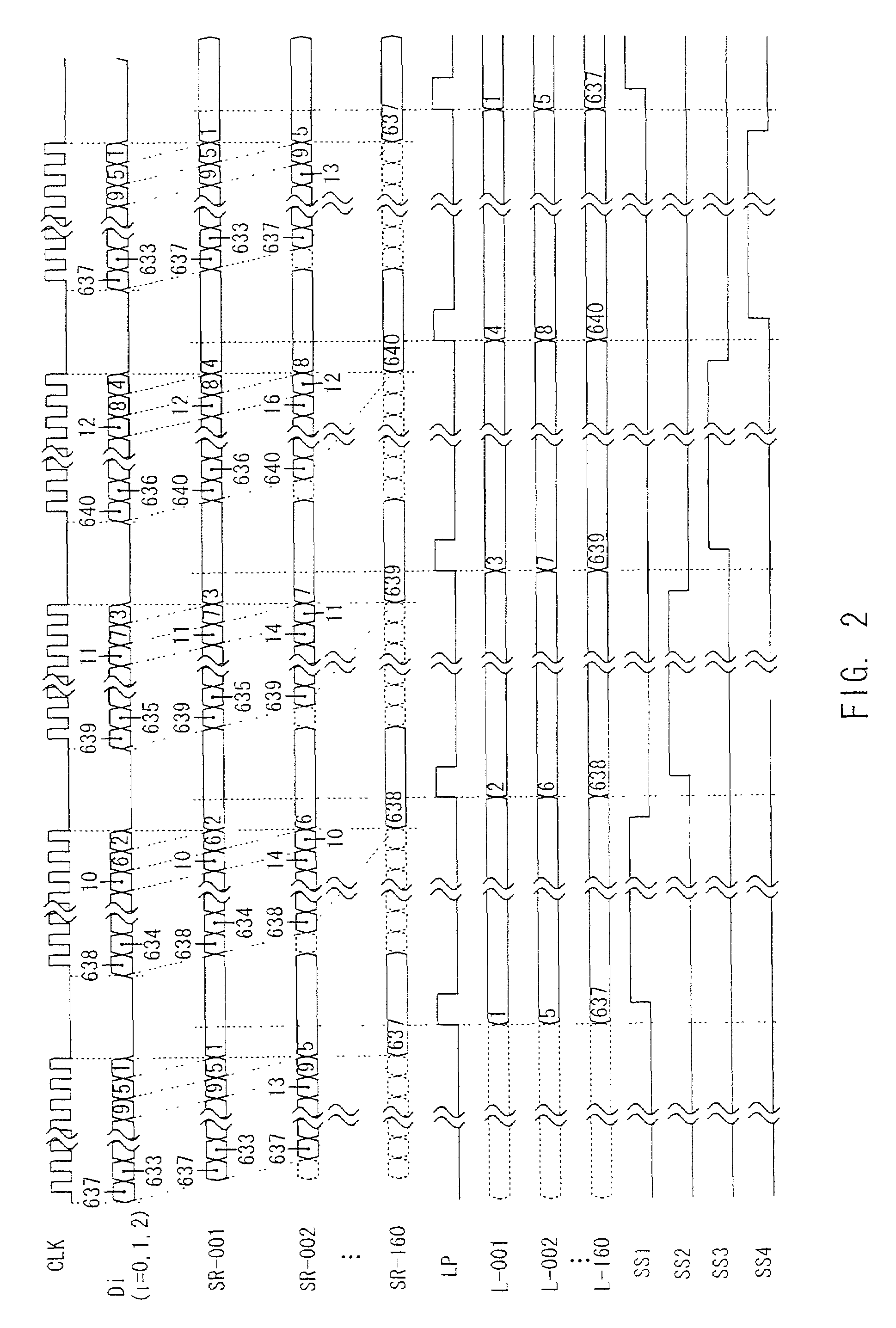 Image display device and driver circuit therefor