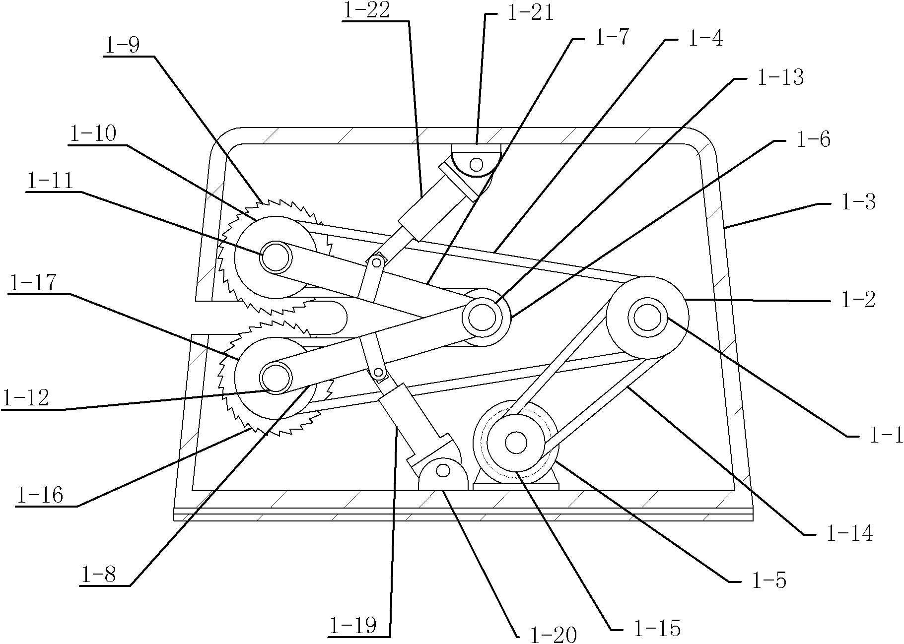 Device for cutting off flat tube of heat exchanger