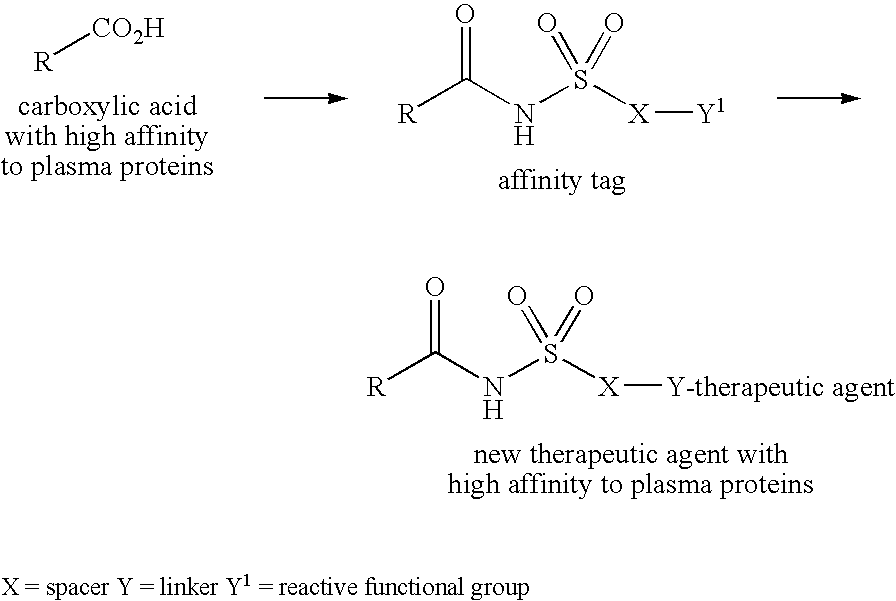 Novel plasma protein affinity tags