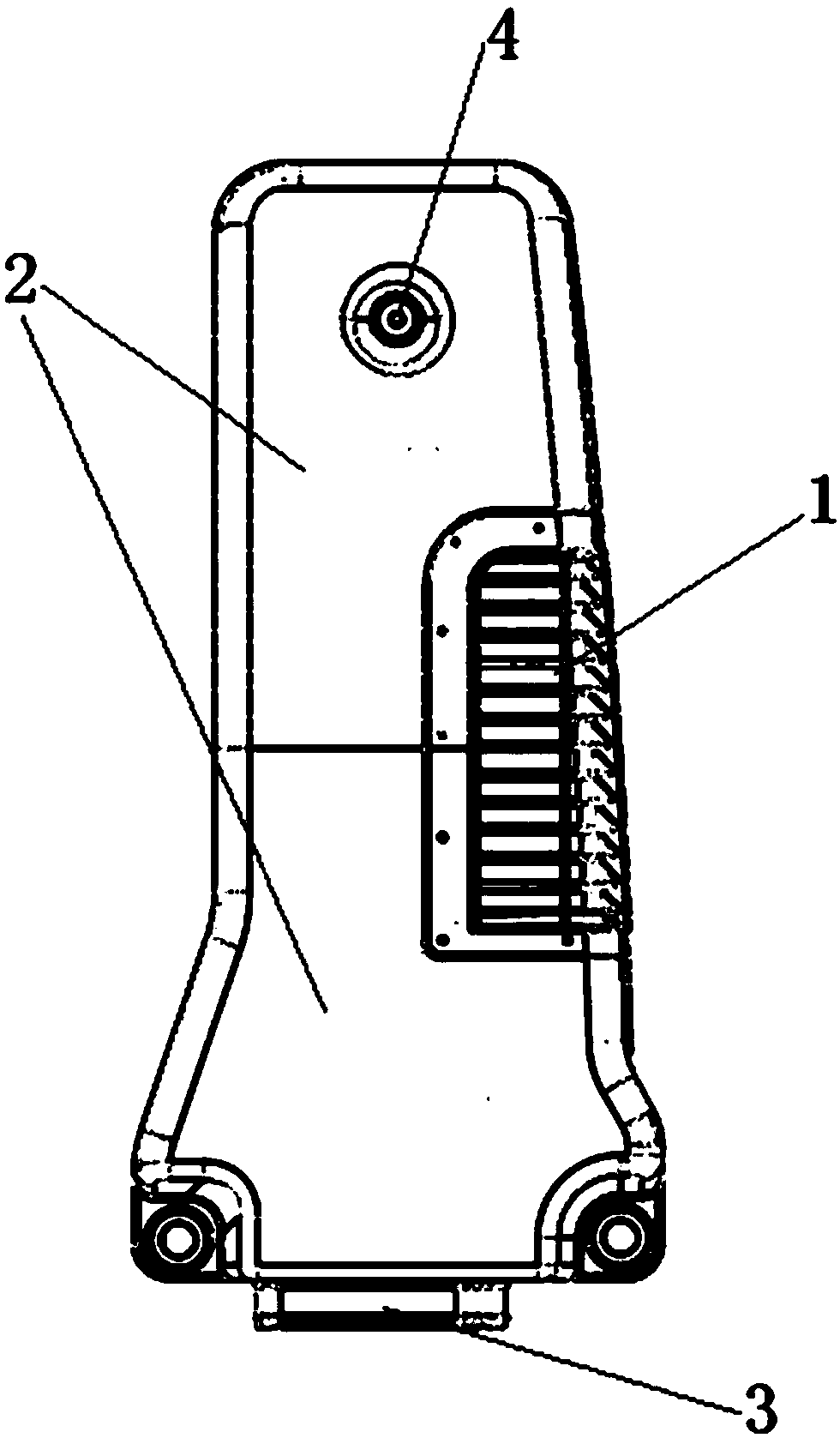 Vehicle gas inlet device