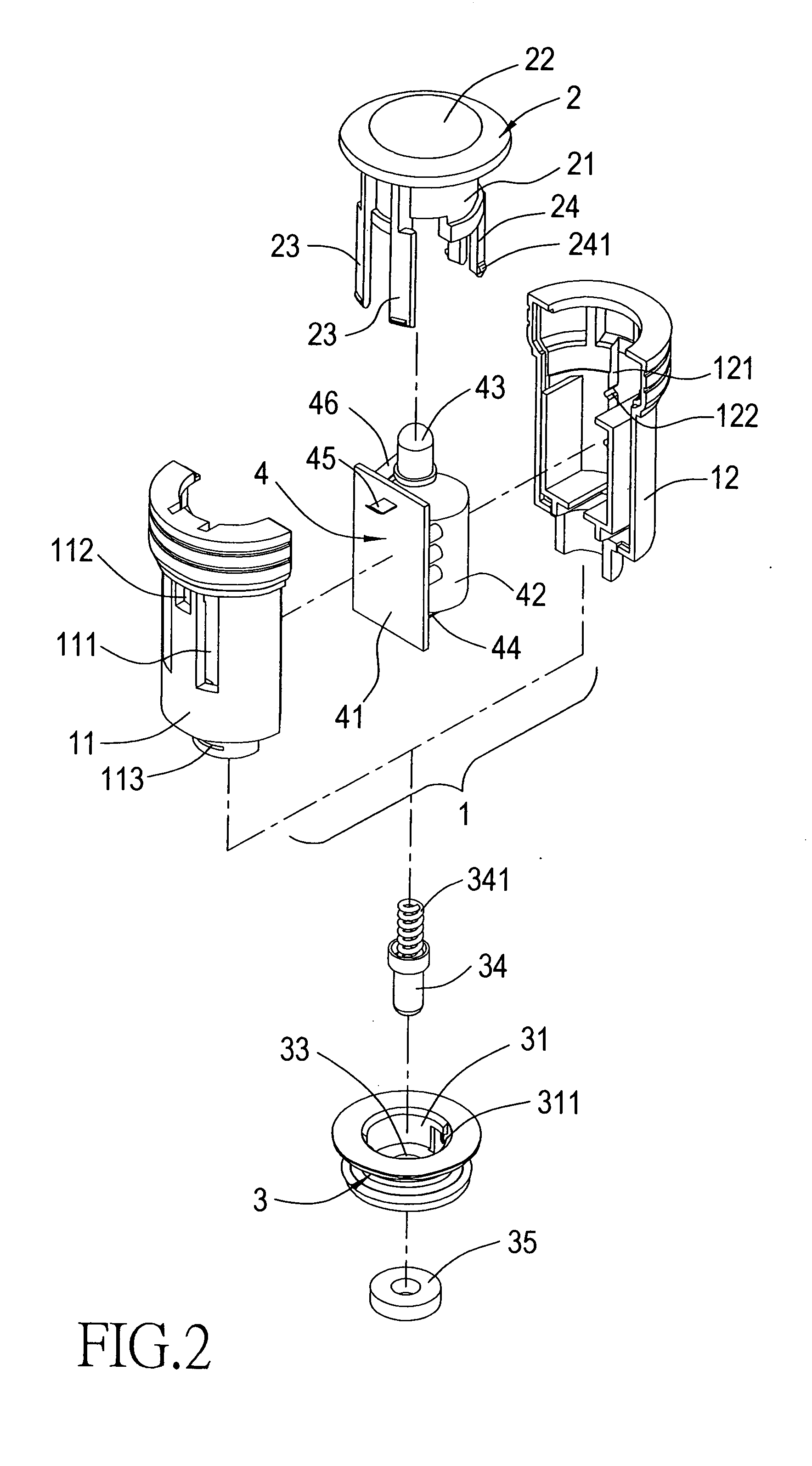 Car flashlight structure