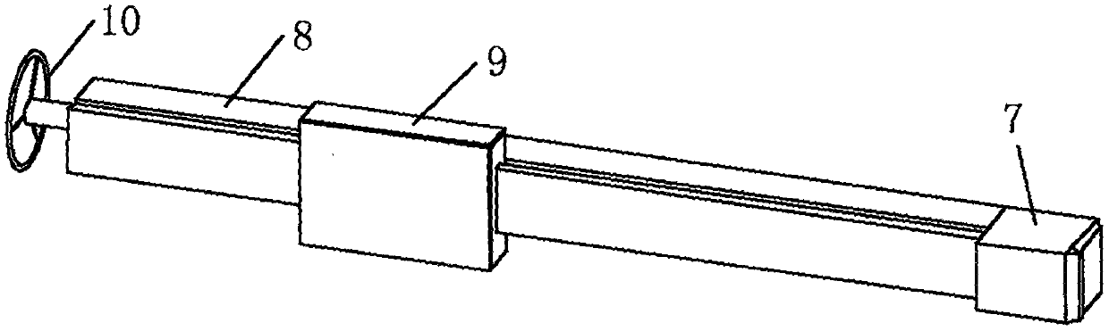 Rapid scanning device and method for undulating features of joint surface based on laser ranging