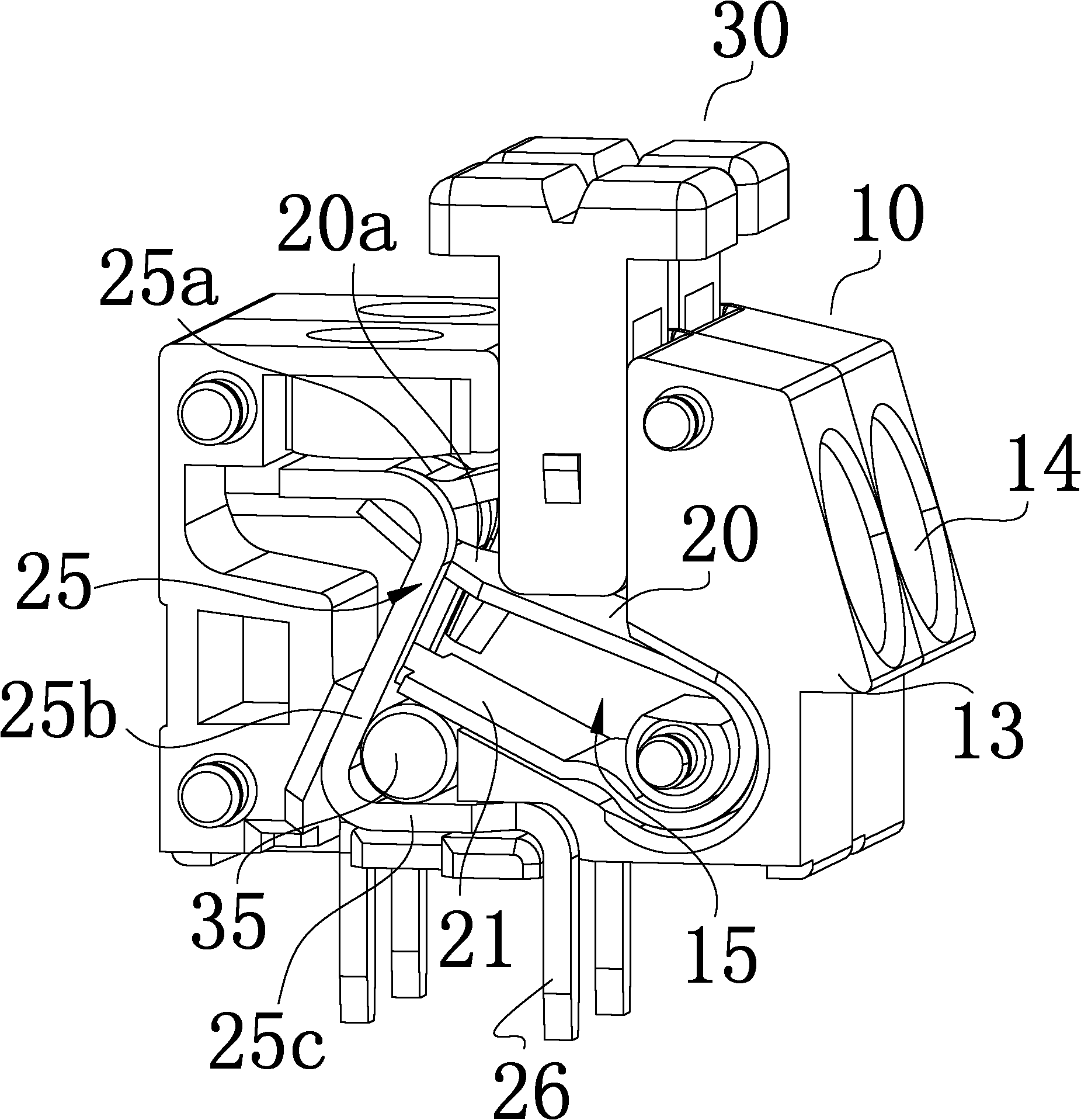 Bridging structure for conductor terminals