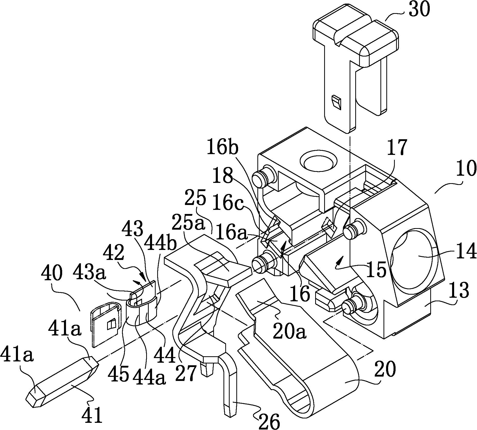 Bridging structure for conductor terminals