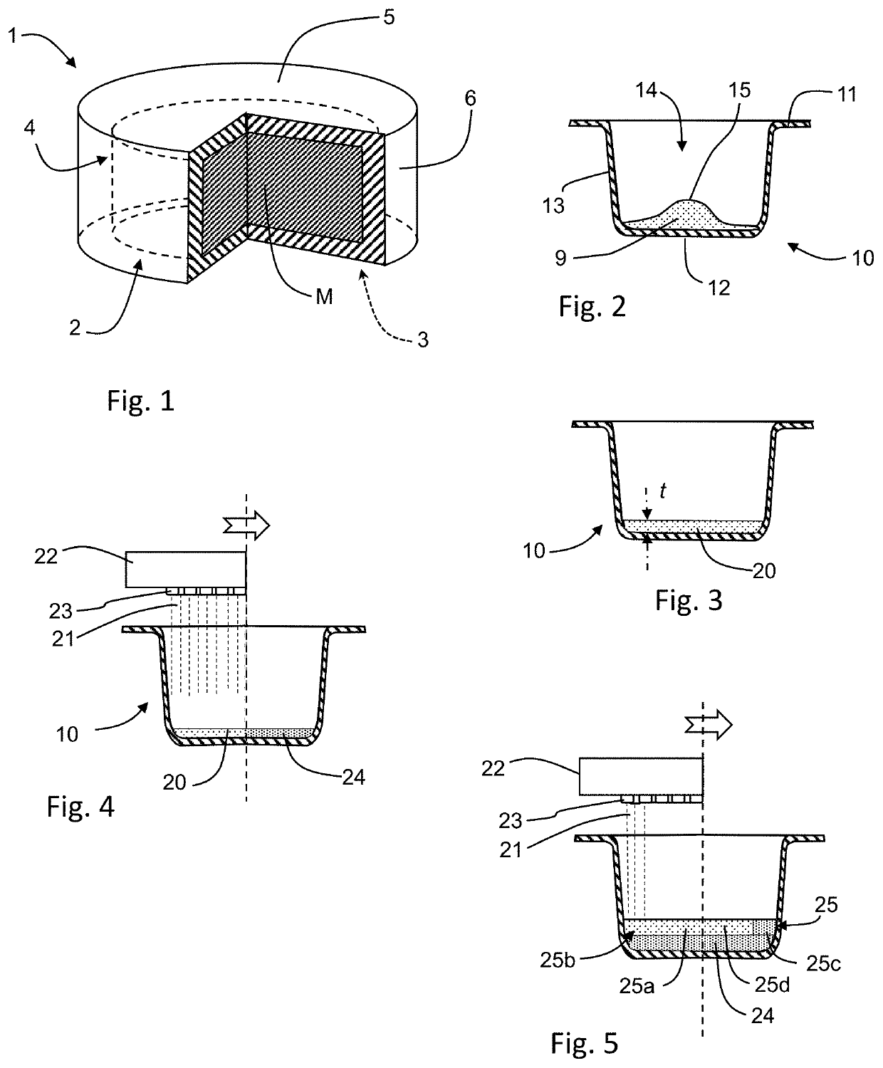 Rapidly-orodispersible tablets having an interior cavity