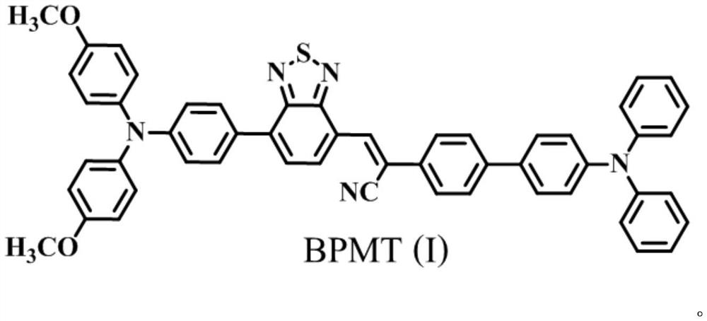 A kind of efficient organic near-infrared fluorescent material and its preparation and application