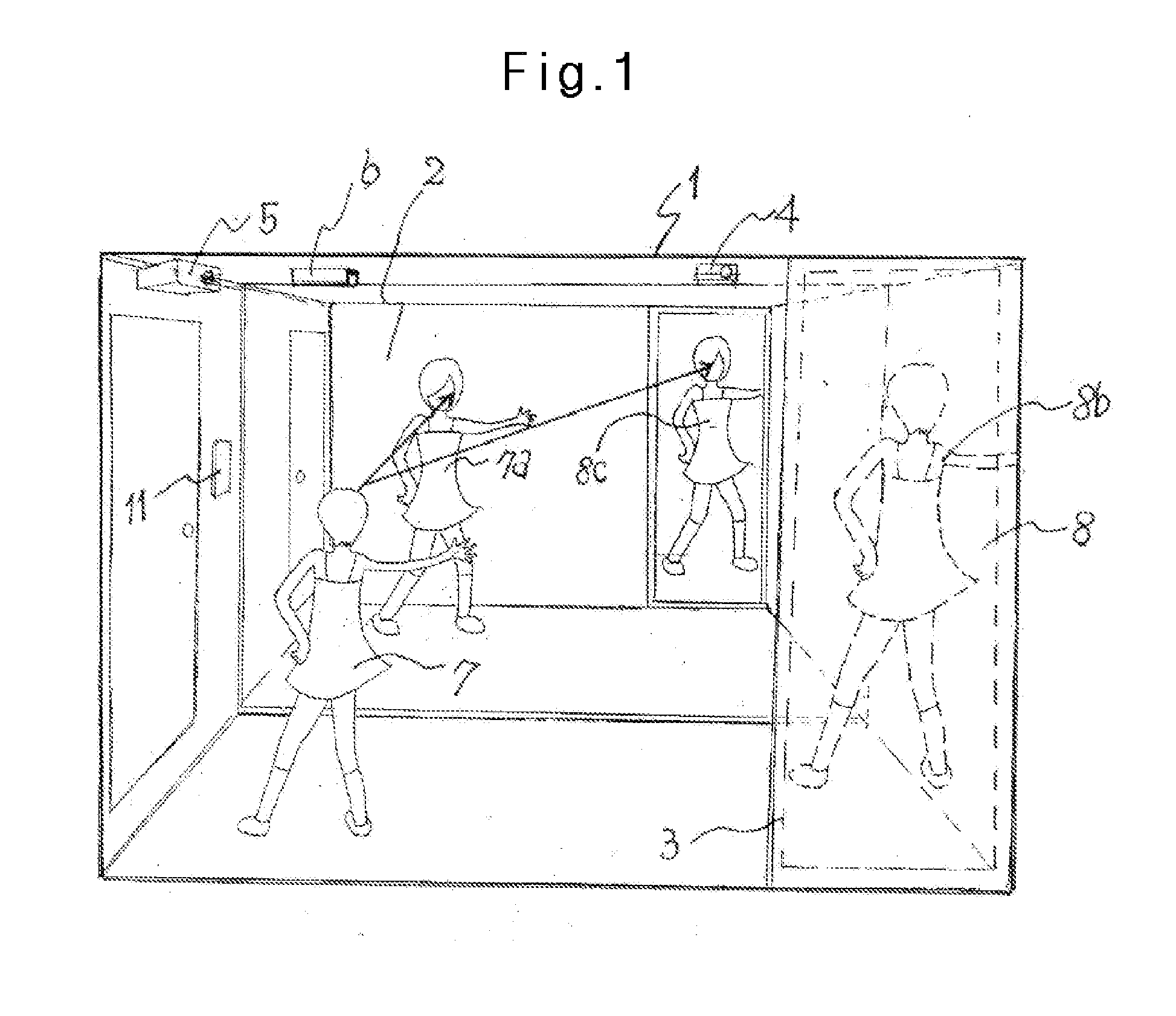 System for screen dance studio