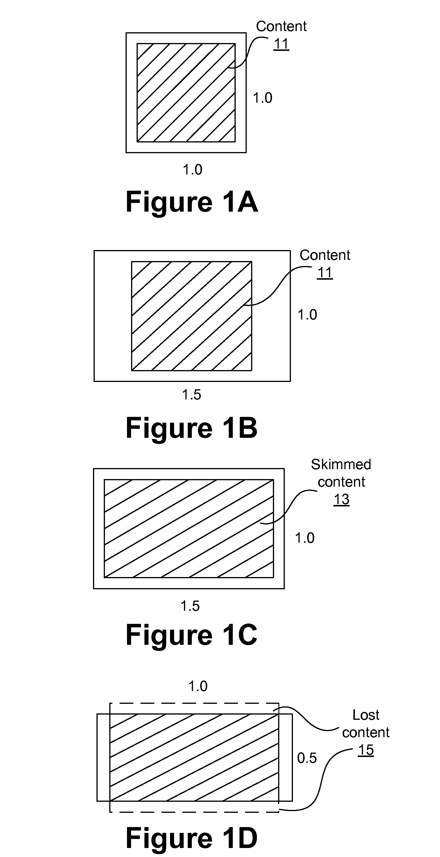 Displaying content for various aspect ratios