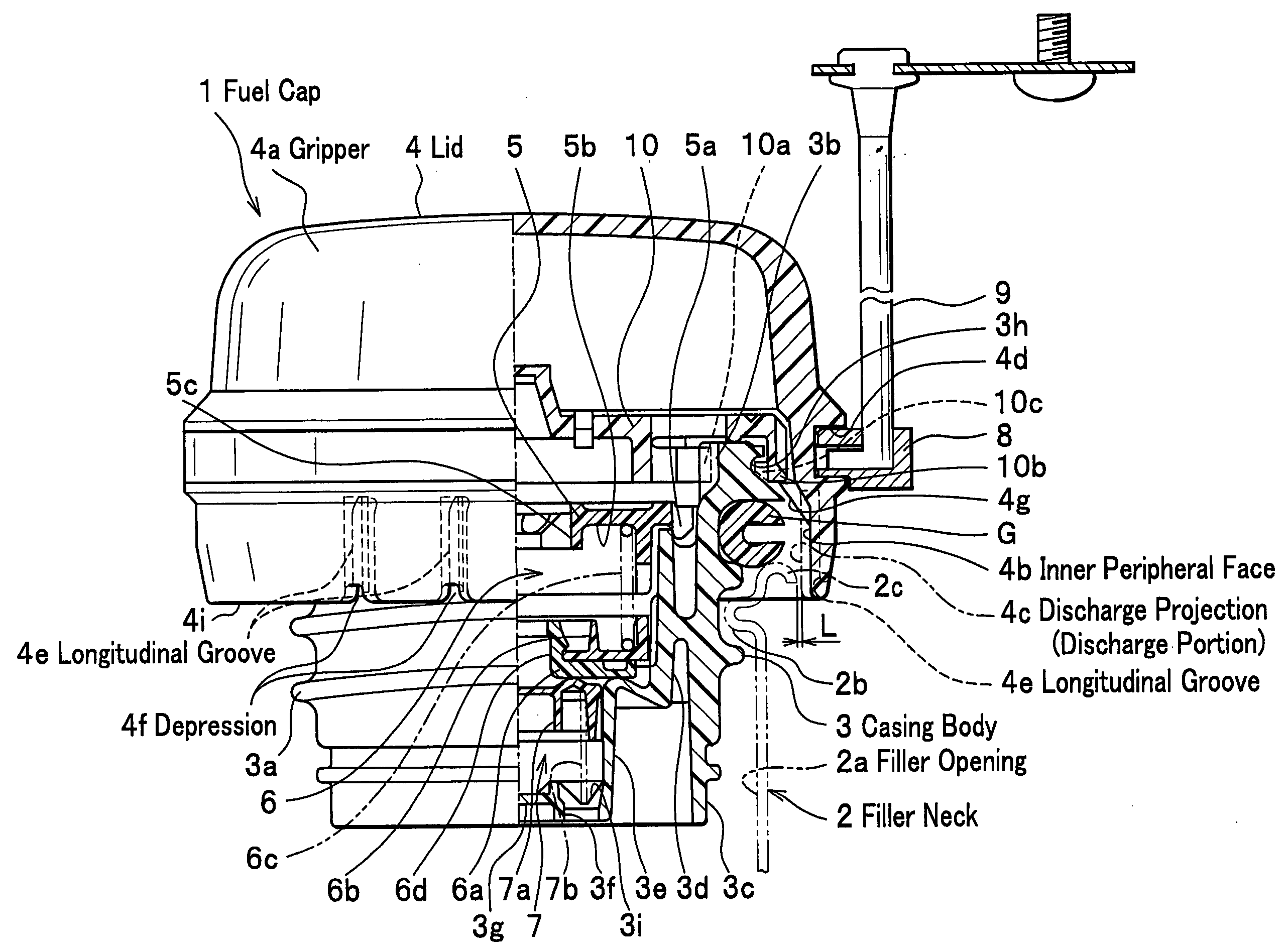 Vehicle fuel cap