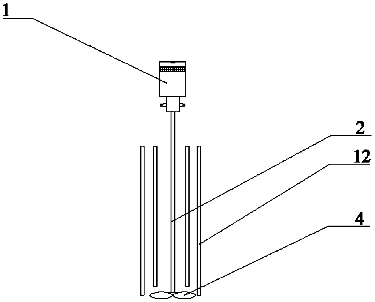 Dynamic and static combined stirring system and process for preparing chromium salt by using chromite liquid phase oxidation method