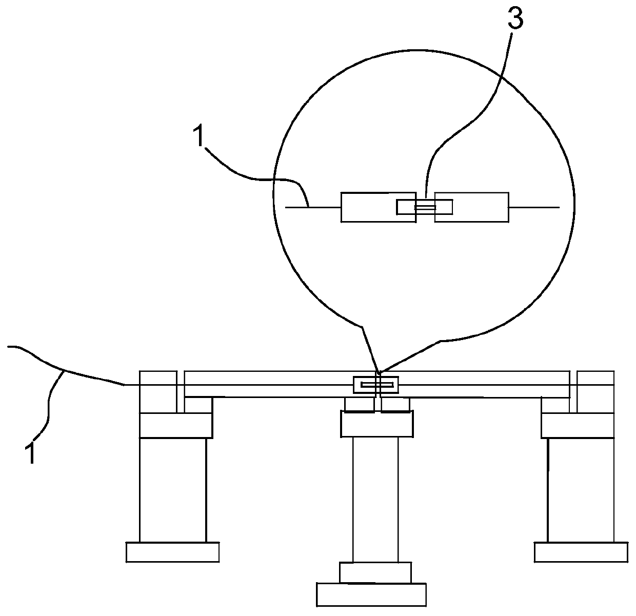 Bridge safety monitoring method based on optical fiber, and monitoring mechanism thereof