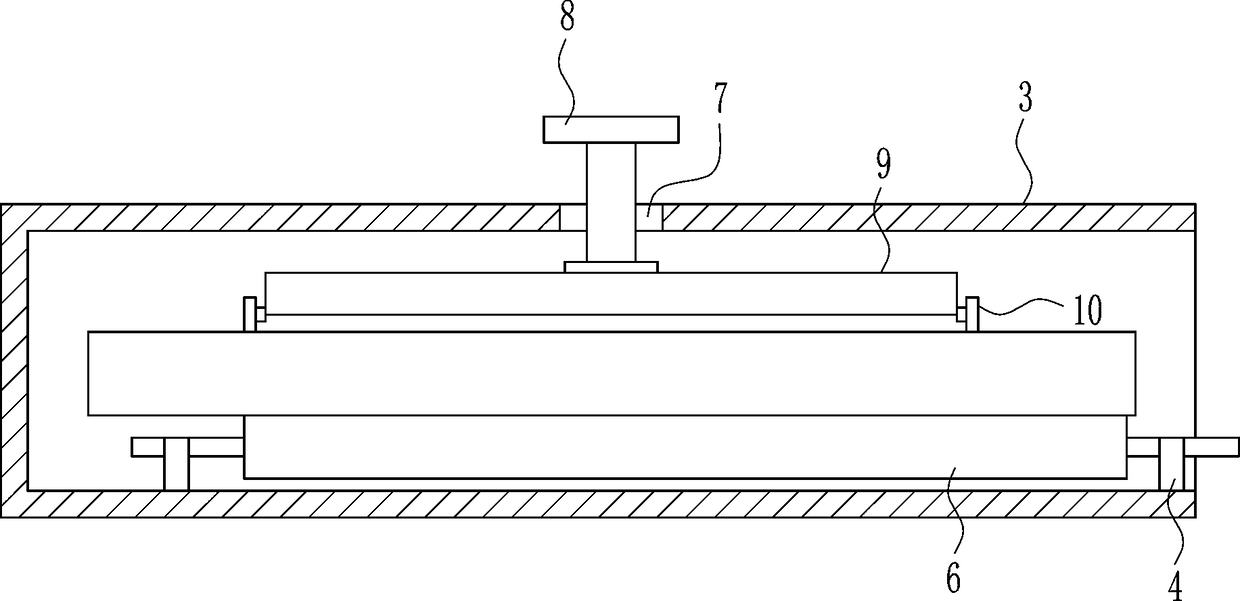 Mechanical iron plate surface double-layer synchronous polishing equipment