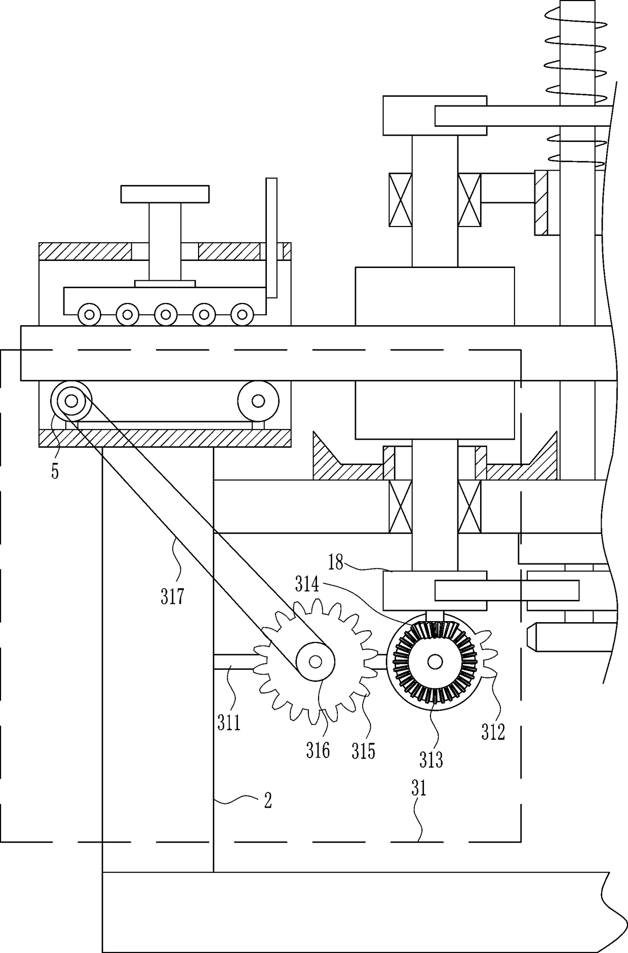 Mechanical iron plate surface double-layer synchronous polishing equipment